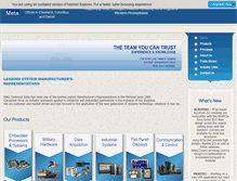 Tablet Screenshot of metatechsales.com